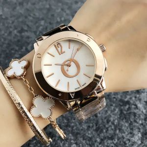 2023 Hot Sale Fashion Brand Women Girls style steel metal band Quartz wrist Watch Wholesale free shipping designer