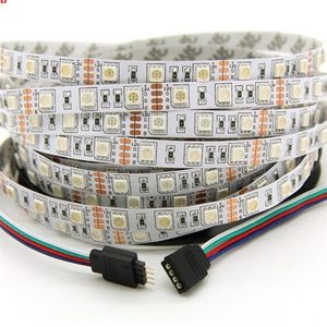 ハイバーグット5m 5050 LEDストリップライトウォームレッドグリーンRGBフレキシブル5mロール300 LED 12V屋外リボン226L