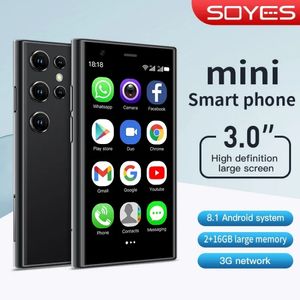 Unlocked Soyes S23 Pro Mini Smartphone Android 8.1dual SIM Standby 3.0 بوصة HD 3G الهاتف المحمول 2GB+16GB 1000MAH الهاتف الخليوي الأصلي الصغير