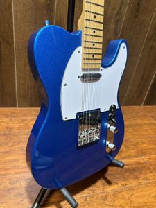 Najwyższej jakości niestandardowy sklep TL Metallic Blue Electric Guitar Standard gitara Guta Guitar w magazynie