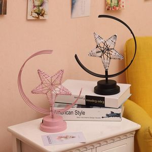 Table Lamps 3D Led Night Light Moon Star Figure Nightlight For Kid Child Bedroom Sleep Lights Gift Home Decor