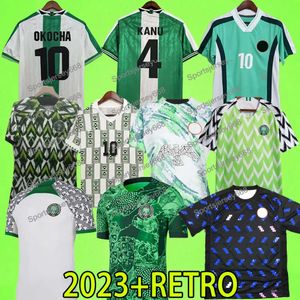 Nijerya 2023 Futbol Formaları Kadınlar 18 19 22 23 24 Nijeryalı Futbol Gömlek Erkekler 2022 Okocha Kanu Babayaro Uche Batı 2018 Eğitim Takımını 94