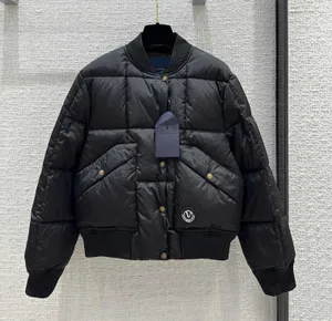 Tasarımcı Ceket Erkek Pilot Parkas Womens Down Ceket Kış Klasik Çiçek Mektubu Parker Moda Ceketleri Siyah Yeşil Boyut S-L