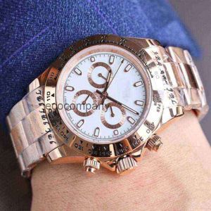 Часы с хронографом, дизайнерские многофункциональные наручные часы Daytonass, мужские роскошные шестиконтактные часы из нержавеющей стали, мужские европейские и американские лучшие спортивные деловые часы Waterpr A74C