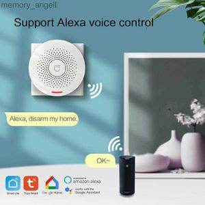 Sistemas de alarme Tuya Wifi GSM Sirene sem fio Sistema de alarme simplesmente seguro para escritório de segurança doméstica com detector de porta e pir YQ230927