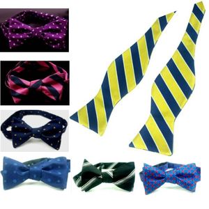 Men's by hand freely bow tie 50 colors self bowties Bowknot calabash bow tie For business necktie Christmas Wedding Gift