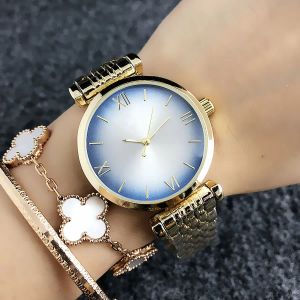 Arm 2023 Fashion Brand New Watches Women Girl style Metal Steel Band Quartz Wrist Watch Luxury Lady Watch Wholesale Free Shipping