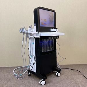 Professaional ny hydrodermabrasion spa -behandlingssystem Pigment Borttagning Skinskrubber Hydra RF Aqua Peeling Face Machine