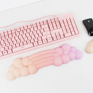 Mauspads, Handgelenkauflagen, Cloud-Handgelenkauflage, ergonomisches Mauspad, Tastatur-Mauspad mit wasserdichter Unterstützung, rutschfestes Gaming-Zubehör 230927