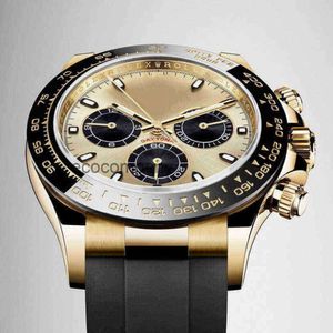 Designer masculino relógio de pulso multifunções daytonass cronógrafo luxo fita masculina aço inoxidável dial negócios esportes relógios mecânicos para 53qf