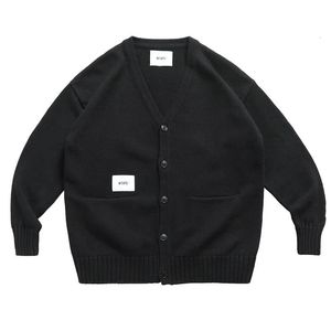 Men's Sweaters Trend Brand WTAPS Mens Autumn Winter Sweater Cardigan Japanese Harajuku style Loose Casual Knitted cardigan Jackets 230927