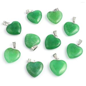 Pendant Necklaces Natural Malaysian Jade Heart Shape Agates Charms For Women Making DIY Jewelry Necklace Earrings Accessory