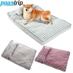 kennels pens Detachable Dog Mat Cotton Dog Bed for Small Medium Large Dogs Soft Pet Sleeping Mat Washable Puppy Kennel Mat Pet Supplies 230926