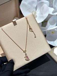 Fashion Diamond Charm Necklaces Designer Women Gold Plated Necklace Luxury Jewelry Valentine Gift Wholesale