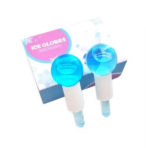 Ледяные шарики для лиц красоты глаз массажер охлаждение лица Globes Roller Cenge Skin Antisting Уменьшите пухлые и морщин