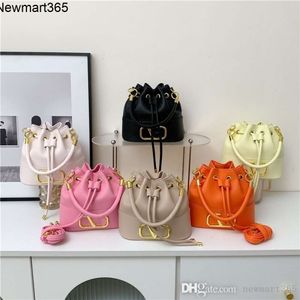 Nova cesta de alimentos macaron saco feminino grande capacidade balde moda simples 2023 portátil bolsa ombro crossbody