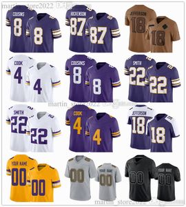 2023 Salute To Service Maglie 8 Kirk Cousins 18 Justin Jefferson 87 T.J. Hockenson 22 Harrison Smith 7 Byron Murphy Jr. 2 Mattison 3 Addison 17 K.J. Osborn 99 Danielle Hunter