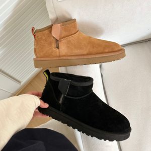 Australia Stivale da donna Designer Tasman Stivali da neve Pelle di pecora Stivaletti alla caviglia da donna Tazz Mustard Seed Ultra Mini Platform Tasmans Pantofole e