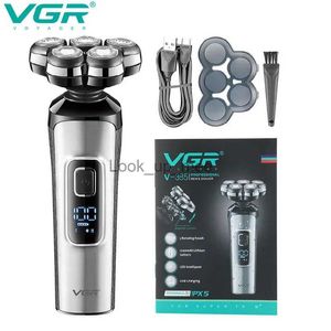 Electric Tıraş Tavun Vgr Tıraş Alınan Electric Razor Profesyonel Tıraş Makinesi Yüzen Sakal Düzeltme Taşınabilir Jilet Su Geçirmez Tıraş Makinesi V-385 YQ230928