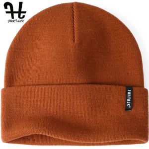 BeanieSkull Caps FURTALK Beanie Hat for Women Men Winter Knitted Skullies Spring Autumn bonnet Cap chapeau femme 230928