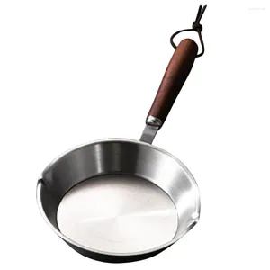 Pans Frying Pan Small Egg Long Handled Oil Skillet Pancake Maker Butter Melting Pot Eggs