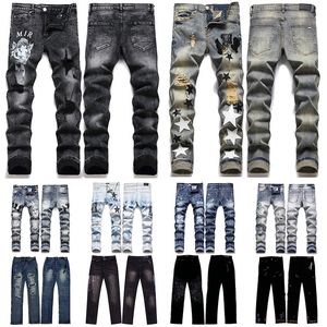 Jeans lunghi da uomo firmati da uomo, taglia vita 28-34 M L XL 2XL