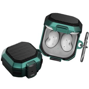 Z zabezpieczającą obudową zbrojną pokrywą ziarna z włókna węglowego dla Samsung Galaxy Buds2 Pro Case Buds 2 Galaxy Buds Live Case z breloką