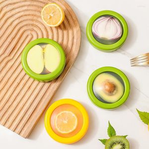 Storage Bottles Fruit Vegetable Fresh-keeping Cover Avocado Food Box Preservation Seal Kitchen Tools Accessories