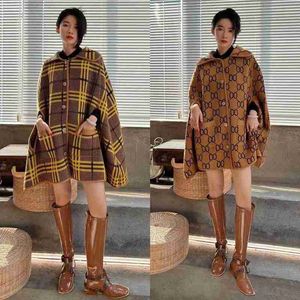 Pullover Womens Luxus Designer Revers Wolle gestrickt