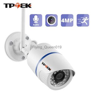 Lente CCTV 4MP 1080P Câmera IP Externa WiFi Câmera de Segurança Doméstica Vigilância Sem Fio Wi Fi Bullet À Prova D 'Água Vídeo IP HD Camara CamHi Cam YQ230928