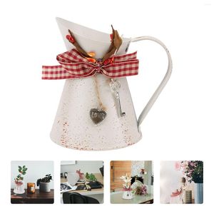 Vasen Hochzeit Tischdekoration Zinn Eimer Blumentopf Retro Schmuck Eisen Behälter Vase