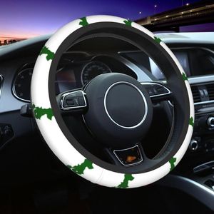 Steering Wheel Covers Flag Of Pakistan Car Cover 37-38 Auto Protector Elastische Decoration Accessories