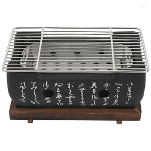 Tools Japanese Korean Bbq Grill Oven Aluminium Alloy Charcoal Portable Party Accessories Household Barbecue