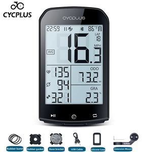 Bike Computers CYCPLUS M1 Bicycle Computer GPS Wireless Odometer Mountain Bike Road Cyclocomputer Speedometer Cycling Cadence Heart Rate Sensor 230928