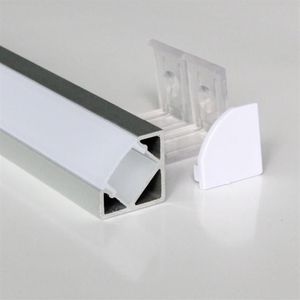 20m10pcs dużo 2m na sztukę Zanodowany profil aluminiowy dla paska LED Trójkąt kształt Strips335U