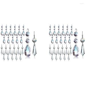 Chandelier Crystal 48 Pcs Prisms Pendants Set 38 Mm Clear Teardrop Icicle Crystals Parts Replacement