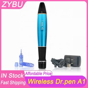 Dr Pen Ultima A1 Penna per microaghi wireless con 12 pezzi Kit di cartucce Derma Pen Auto Micro aghi Mesoterapia facciale Cura della pelle Dispositivo Dermapen