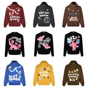 Planeta quebrado mens hoodies ssweatshirts designer homem com capuz impressão manga longa roupas S-XL