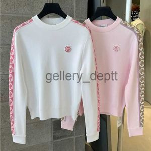 Hoodies das mulheres sweatshirts 23 novo vestuário de golfe camisola feminina em torno do pescoço pulôver camisola quente roupas esportivas j230928