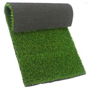 Decorative Flowers Lawn Mats Green Outdoor Rug Foot Grass Fake Floor Front Plastic Welcome Doormat Artificial Turf