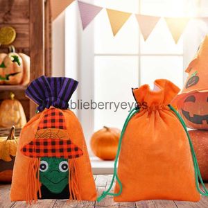 Totes Halloween Creative Handbag Children's Pumpkin Gift Bag Party Performance Scene LayoutblieBerryes