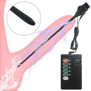 Sex Toy Massager Electric Shock Penis Plug Urethral Dilators Catheters Toys for Men Electro Stimulation Chastity Catheter Sounding Dilator