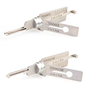 LISHI SS003 SS003R Prog 2 In 1 Pick Civil Lock Used for ISEO 5 Pin 6 Pin Locks Door Open Locksmith Tools