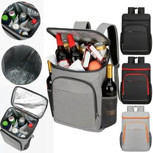 Sacos ao ar livre à prova d 'água mochila térmica isolada saco piquenique refrigerador geladeira mens mochila oxford cerveja acampamento geladeira fresco mantendo 230927