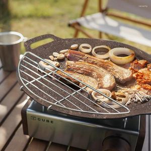 Tools Stainless Steel Cooling Rack Wire Grid Cake Food Fire Cooking Grill BBQ Grate Barbecue Camping Baking Net