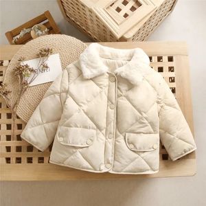 Giacche Autunno Inverno Ragazze Cappotti Bambini Calda giacca imbottita in cotone Bambini Diamante Capispalla Studente Parka all'aperto Abbigliamento per bambini 230928