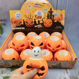 Animal Squishes Toys Halloween Pumpkin Squishies Squeeze Fidget Toy for Kids Adults Anxiety Stress Relief Toy