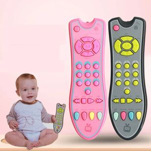 Leksakstelefoner baby leksaker musik mobiltelefon TV fjärrkontroll Tidig utbildningsleksaker elektriska nummer fjärrlärningsmaskin Toy Gift for Baby 230928