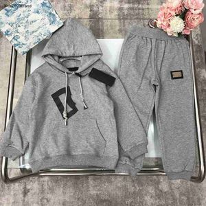 baby Tracksuits Fashion Hoodie Set for boy and girl Size 100-150 CM 2pcs Lace up hoodie and sports pants Sep25