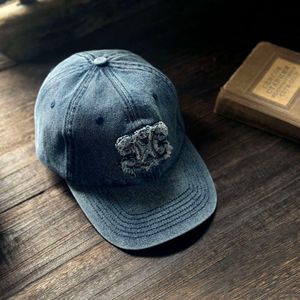 C HAT Baseball Caps Designer Hats Silins Hardtop Denim Hat sliten utbredd båge Baseballhatt C-Letter Hat Celi Hat GN00 C4DS